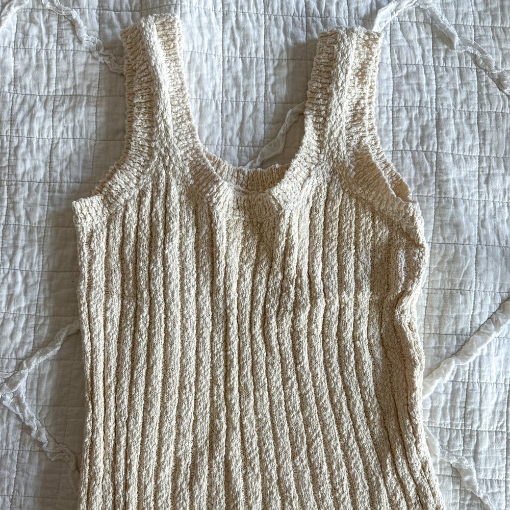 Knit Bodycon Tank Maxi Dress